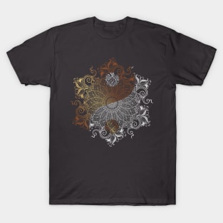 Mandala - Yang Fire & Ice T-Shirt